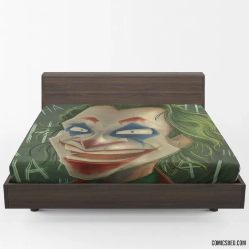 Joker DC Villainous Enigma Comic Fitted Sheet