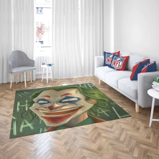 Joker DC Villainous Enigma Comic Rug 2