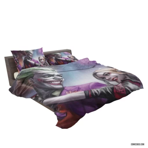 Joker Harley Quinn DC Dynamic Duo Comic Bedding Set 2