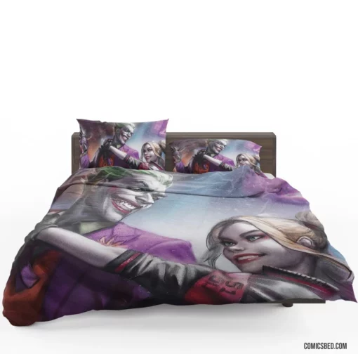 Joker Harley Quinn DC Dynamic Duo Comic Bedding Set