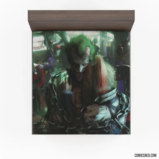 Joker Harley Quinn Mad Love Comic Fitted Sheet 1