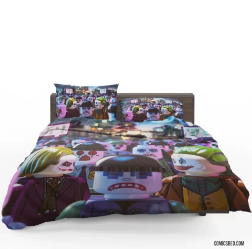 Joker Lego DC Clown Prince Comic Bedding Set