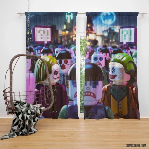 Joker Lego DC Clown Prince Comic Curtain