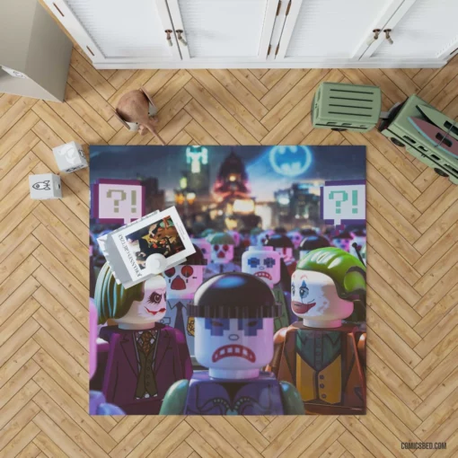 Joker Lego DC Clown Prince Comic Rug