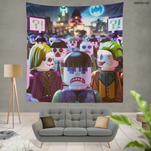 Joker Lego DC Clown Prince Comic Wall Tapestry