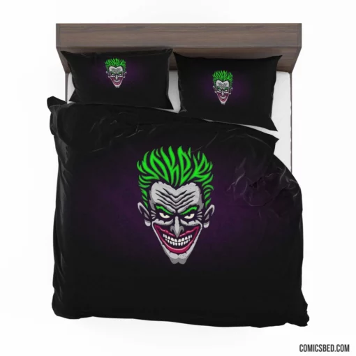 Joker Minimalist Chaotic Essence Comic Bedding Set 1