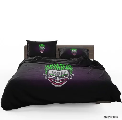 Joker Minimalist Chaotic Essence Comic Bedding Set