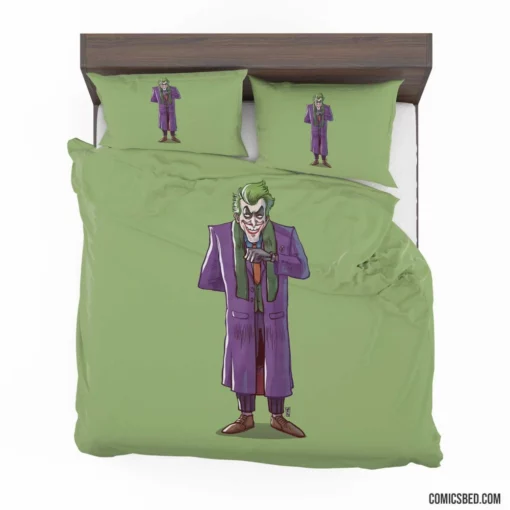 Joker Minimalist DC Clown Prince Comic Bedding Set 1