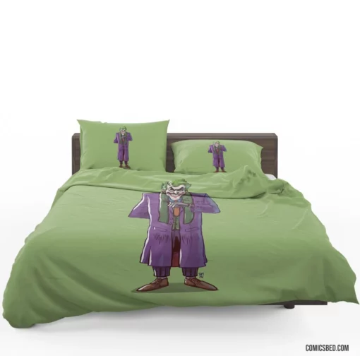 Joker Minimalist DC Clown Prince Comic Bedding Set