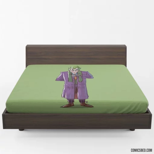 Joker Minimalist DC Clown Prince Comic Fitted Sheet