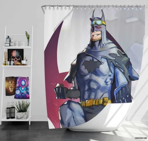 Joker Reign Gotham Clown Takeover Comic Shower Curtain