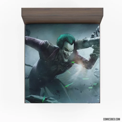 Joker Rocket Launcher DC Trickster Comic Fitted Sheet 1