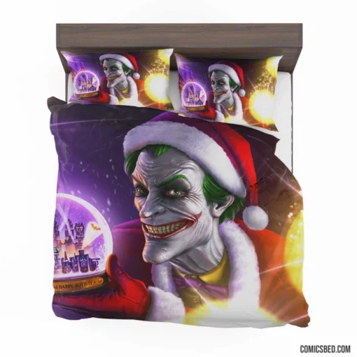 Joker Santa Hat DC Clown Comic Bedding Set 1