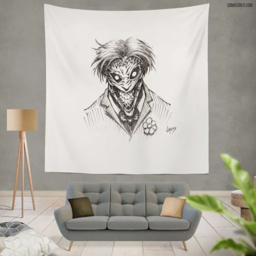 Joker Twisted Tales Comic Wall Tapestry