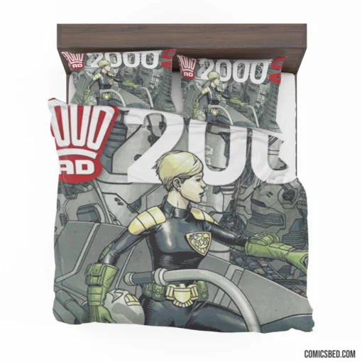 Judge Anderson 2000 AD Enforcer Comic Bedding Set 1