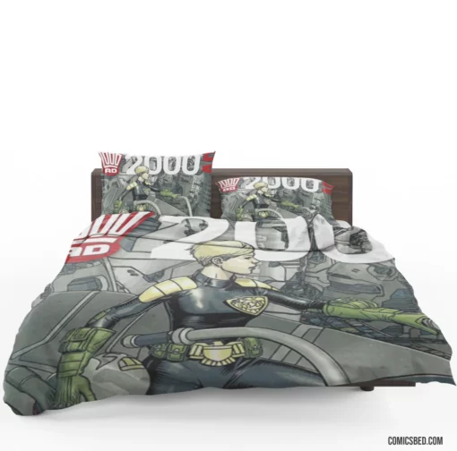 Judge Anderson 2000 AD Enforcer Comic Bedding Set