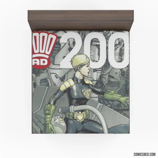 Judge Anderson 2000 AD Enforcer Comic Fitted Sheet 1