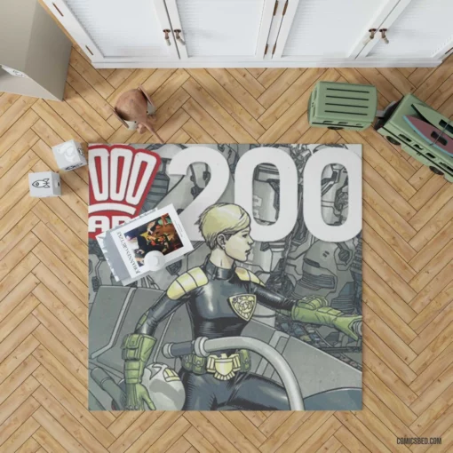 Judge Anderson 2000 AD Enforcer Comic Rug