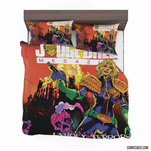 Judge Dredd & Anderson Law Keepers Comic Bedding Set 1