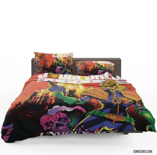 Judge Dredd & Anderson Law Keepers Comic Bedding Set