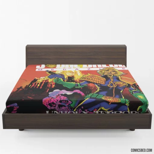 Judge Dredd & Anderson Law Keepers Comic Fitted Sheet