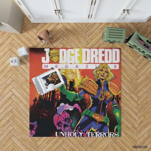 Judge Dredd & Anderson Law Keepers Comic Rug