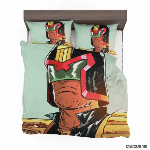 Judge Dredd Law and Order Comic Bedding Set 1