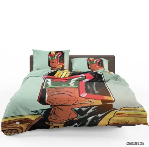 Judge Dredd Law and Order Comic Bedding Set