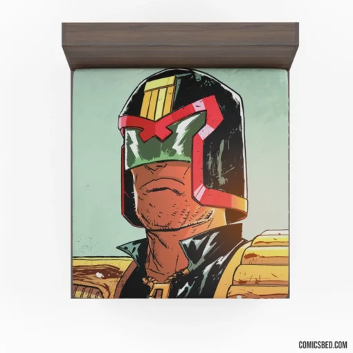 Judge Dredd Law and Order Comic Fitted Sheet 1