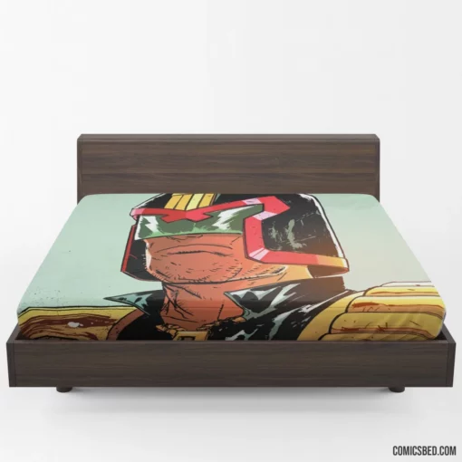 Judge Dredd Law and Order Comic Fitted Sheet