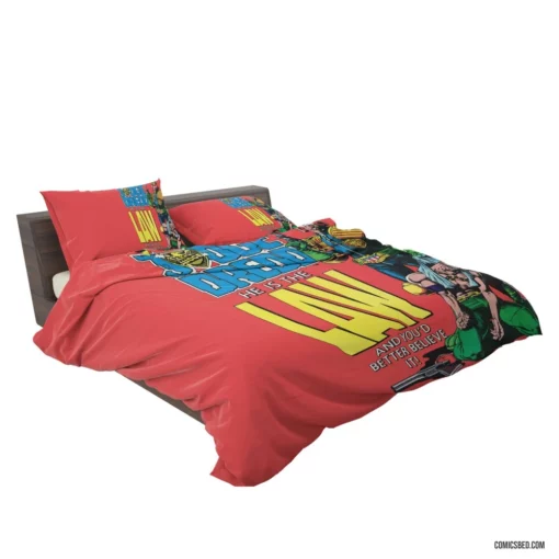 Judge Dredd Urban Enforcer Saga Comic Bedding Set 2