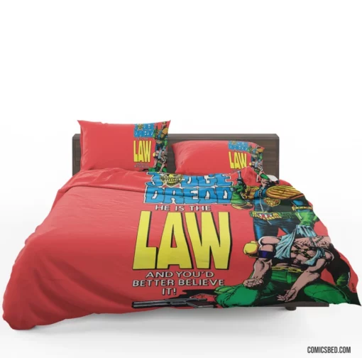 Judge Dredd Urban Enforcer Saga Comic Bedding Set