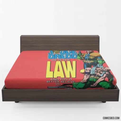 Judge Dredd Urban Enforcer Saga Comic Fitted Sheet