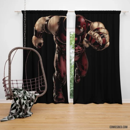 Juggernaut Unstoppable Power Comic Curtain