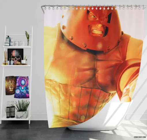 Juggernaut X-Men Unstoppable Force Comic Shower Curtain