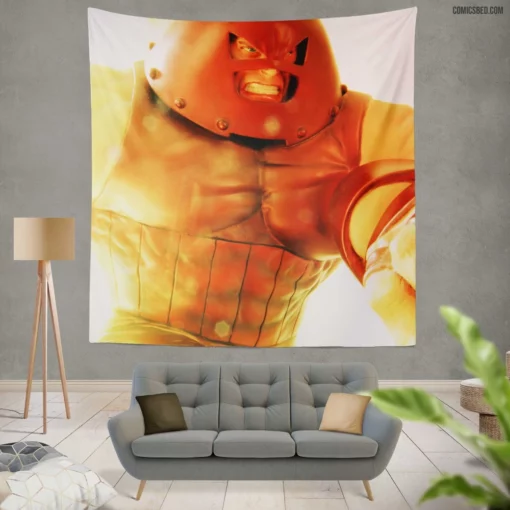 Juggernaut X-Men Unstoppable Force Comic Wall Tapestry