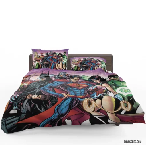 Justice League DC Earth Guardians Comic Bedding Set