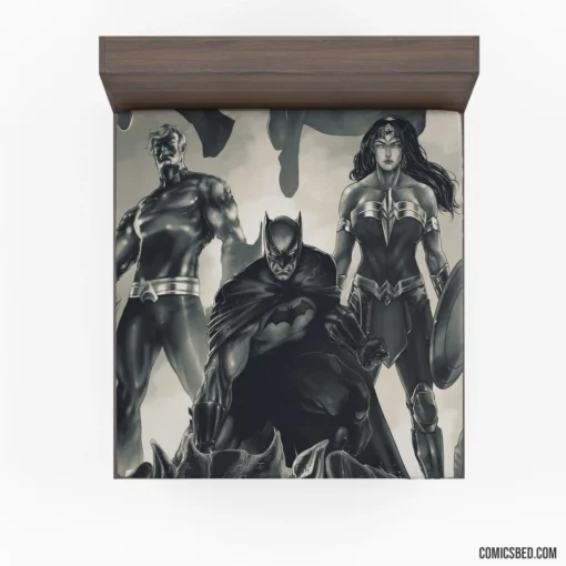 Justice League DC Heroic Ensemble Comic Fitted Sheet 1