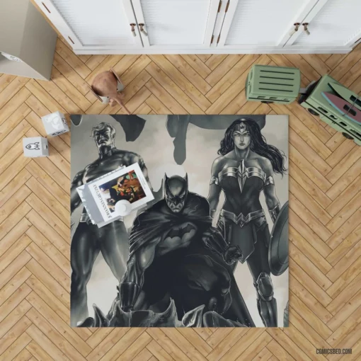 Justice League DC Heroic Ensemble Comic Rug