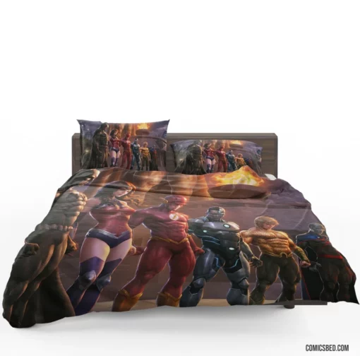 Justice League DC Super Squad Comic Bedding Set