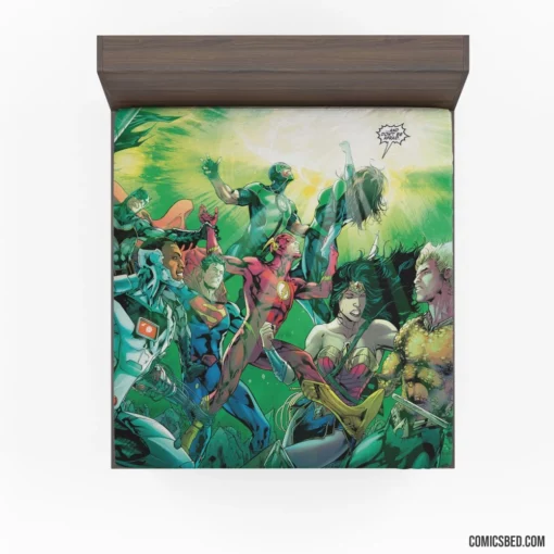 Justice League DC Super hero Comics Fitted Sheet 1