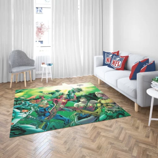 Justice League DC Super hero Comics Rug 2