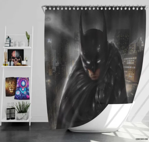 Justice League Dark Batman Occult Adventures Comic Shower Curtain