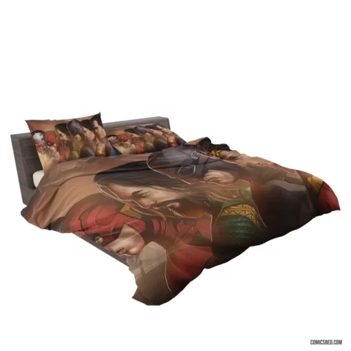 Justice League Dawn of Heroes Comic Bedding Set 2