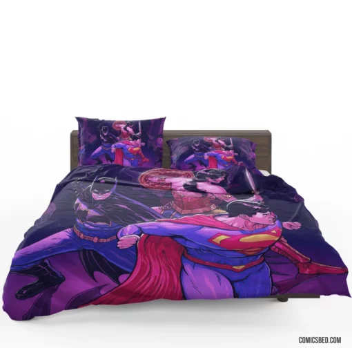 Justice League Heroes United Trilogy Comic Bedding Set