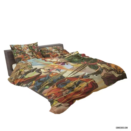 Justice League Iconic Superteam Comic Bedding Set 2