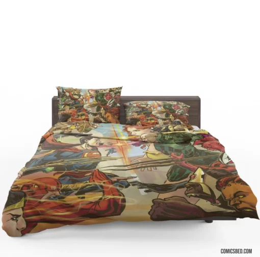 Justice League Iconic Superteam Comic Bedding Set