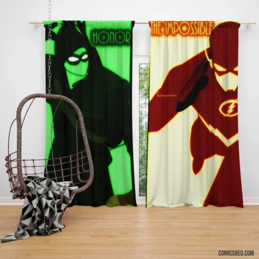 Justice League Of America United Comic Curtain