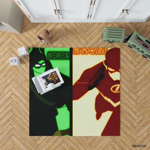 Justice League Of America United Comic Rug