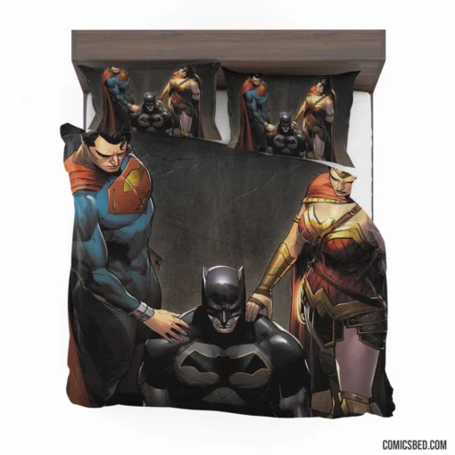 Justice League Trinity DC Heroes Comic Bedding Set 1